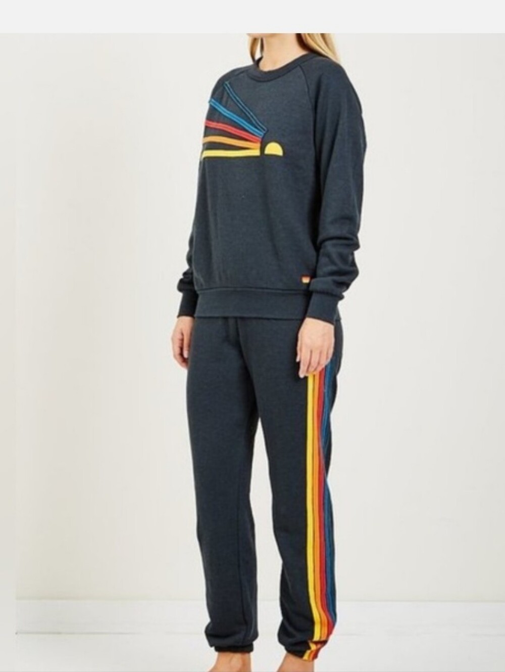 Aviator Nation Daydream Sweatshirt and 5 Stripe Sweatpants Set